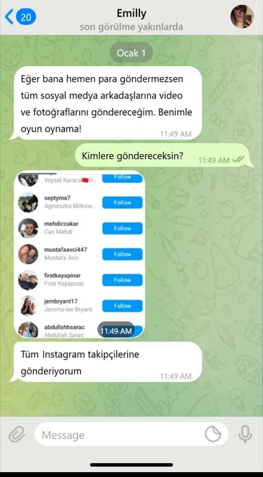 Yurt Dışı Şantaj